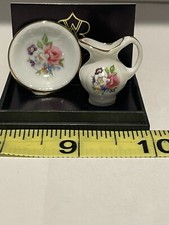 1:12 Scale Miniature Furniture DollHouse Reutter German Porcelain Pitcher1.877/8