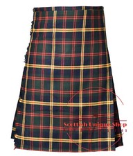 Scottish Traditional US Marine Corps Tartan 8 yard kilt - 16Oz kilt Custom Size