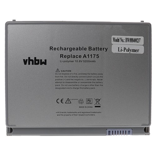 Akku für Apple Macbook Pro 15 MA463J/A 15 MA463KH/A 15 MA463LL 5200mAh 10,8V