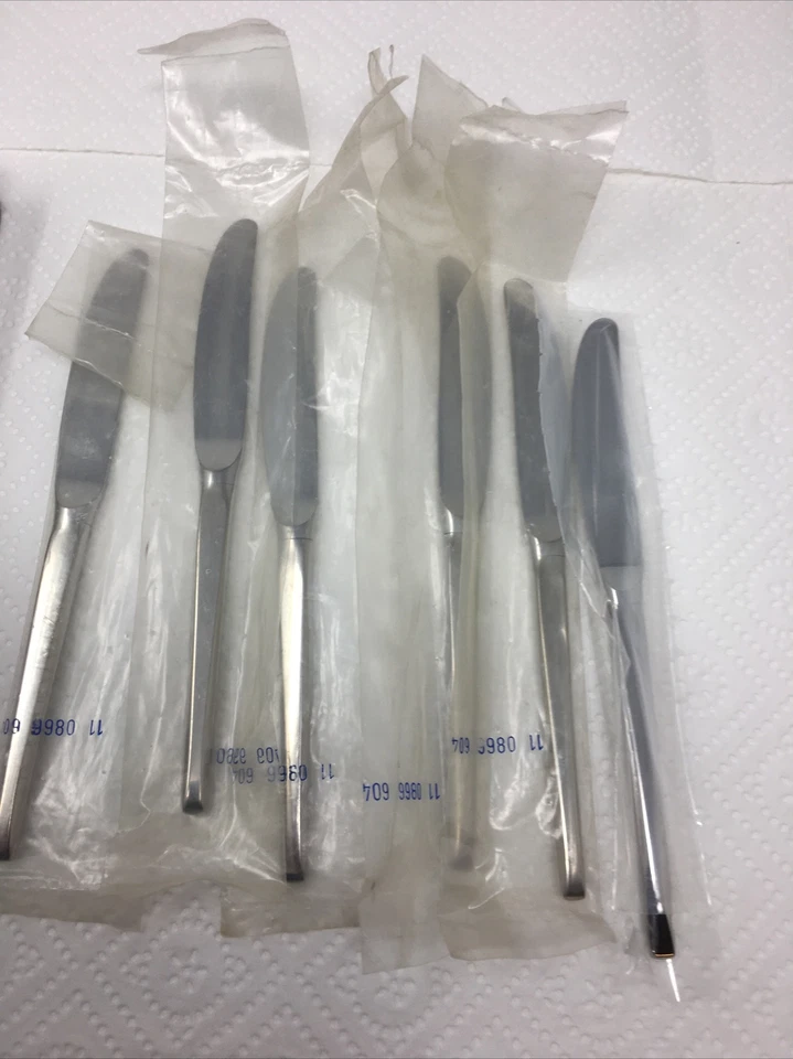 WMF Helsinki Cromargan Besteck 6 Obstmesser 17 cm Top Zustand - Bild 2 von 4