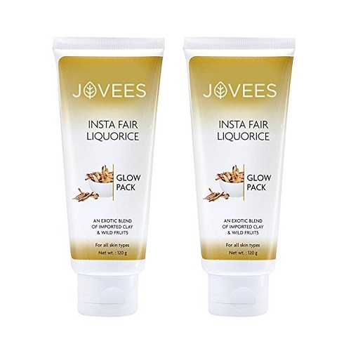 Jovees Insta Fair Liquorice Glow Pack (120gm) (pack of 2) - Picture 1 of 1