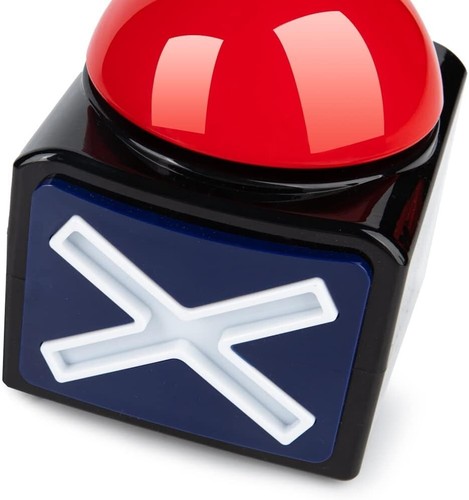 Set Buzzer Quiz XL Facile da Usare - 4 Pulsanti Rossi per Giochi e Feste in Aula - Foto 8 di 10