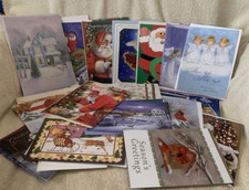 32 Pc Assorted Brands CHRISTMAS GREETING Cards w/Envelopes Lot 38 - NEW