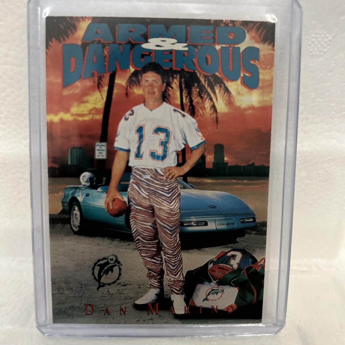 1992 Skybox DAN MARINO Miami Dolphins Armed & Dangerous PrimeTime