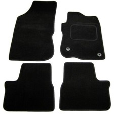 For Peugeot 208 2012-2019 Tailored Carpet Car Mats Black 4pc Floor Set