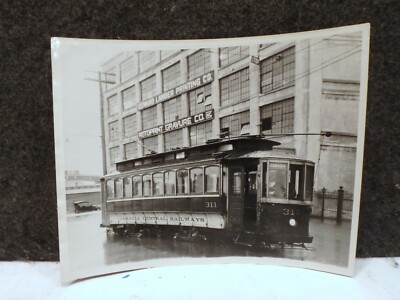 AUTHOR ALLAN H BERNER TROLLEY PHOTO COLLECTION  JAMAICA CENTRAL RAILWAYS 8X10