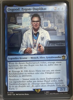 Osgood, Zygon-Duplikat 191 Doctor Who WHO MTG deu.