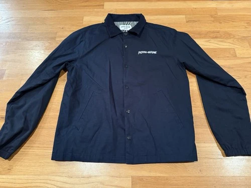 Rare FuckingAwesome F*cking Awesome Adult Button Up Jacket Medium Black nice - product listing photo