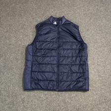 Adidas Puffer Vest Men s Size XL Navy Blue Fu...