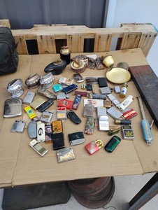 Vintage Lighters, Vintage Lighters Lot, Zippo Lighters
