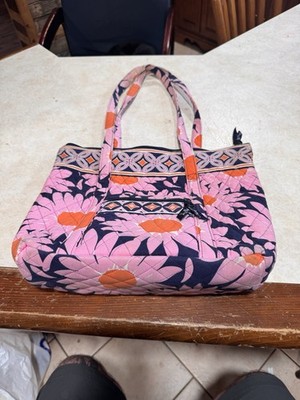 Vera Bradley Love Me Large Shoulder Bag Tote Retired Pattern Quilted Purse Flora