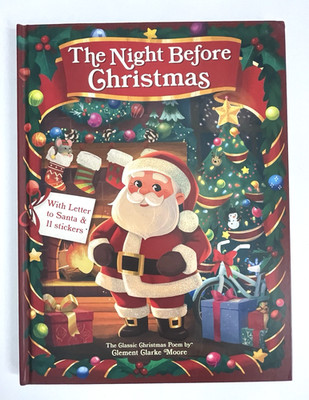 NIGHT BEFORE CHRISTMAS With Stickers & NUTCRACKER Childrens HOLIDAY Books