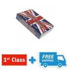 4 x Pack of UNION JACK PLAYING CARDS Plastic Coated Standard Size 8.5cm x 5.5cm