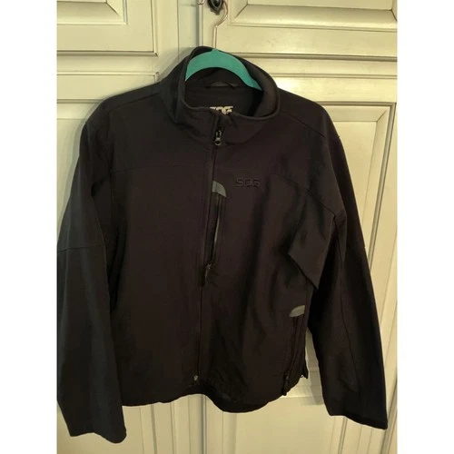 SOG Tactical Softshell Jacket Mens Large Black Full Zip Utility Coat video thumbnail