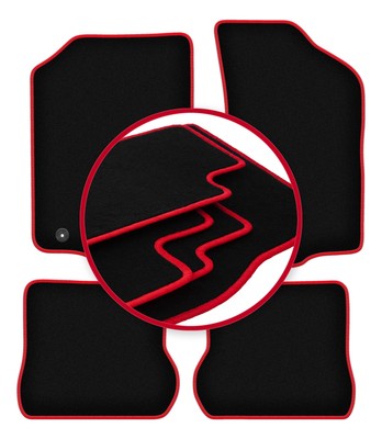 Fußmatten Automatten Velours Passform für Volkswagen Scirocco II 1981-1992 4-tlg