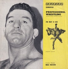 GRANADA WRESTLING Programme @ Edmonton 10 May 68 Mick McManus Logan Marino Hayes
