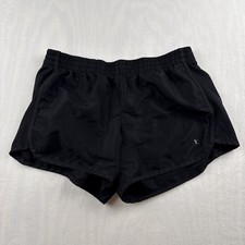 Danskin Now Athletic Shorts Women Black Running Workout Size Medium Drawstring