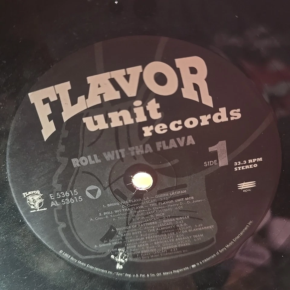 Various–Roll Wit Tha Flava–1993 Uptown Records–UPT 1086 Vinyl Record LP - Image 3 of 4
