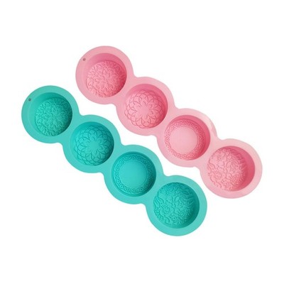 Silikonseifenformen, Seifenform, Mooncake, Muffin, Pudding, Gelee und