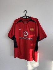 Rare Nike Manchester United 2002-03 BNWT Home Soccer Jersey Football Size M-L