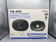 Altavoces estéreo para automóvil Pioneer TS-691 30/80w nuevos caja abierta 1991