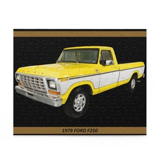 Iconic 1979 Ford F-250 Ranger XLT Classic Pickup Temp Puzzle 120 pcs  