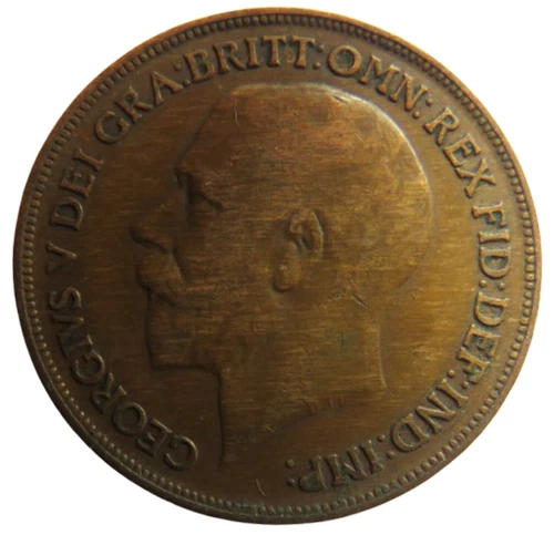 1920 George V Penny — photo from the most recent tracked eBay sale