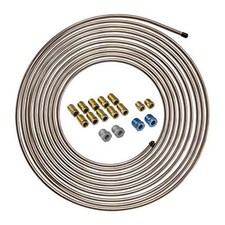 25 ft 1/4 True Copper-Nickel Alloy Non-Magnetic Brake 1 Coil and Fitting Kit
