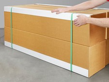 Pack of 25 Medium Duty Edge Protectors - .160" Thick, 3 X 3 X 60"