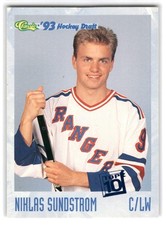 Niklas Sundstrom 1993 Classic '93 Hockey Draft HOCKEY #8 New York Rangers
