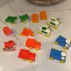 Vintage Fisher-Price Little People Lot 1980 Planes, Trains, Horses, Big Wheel Se