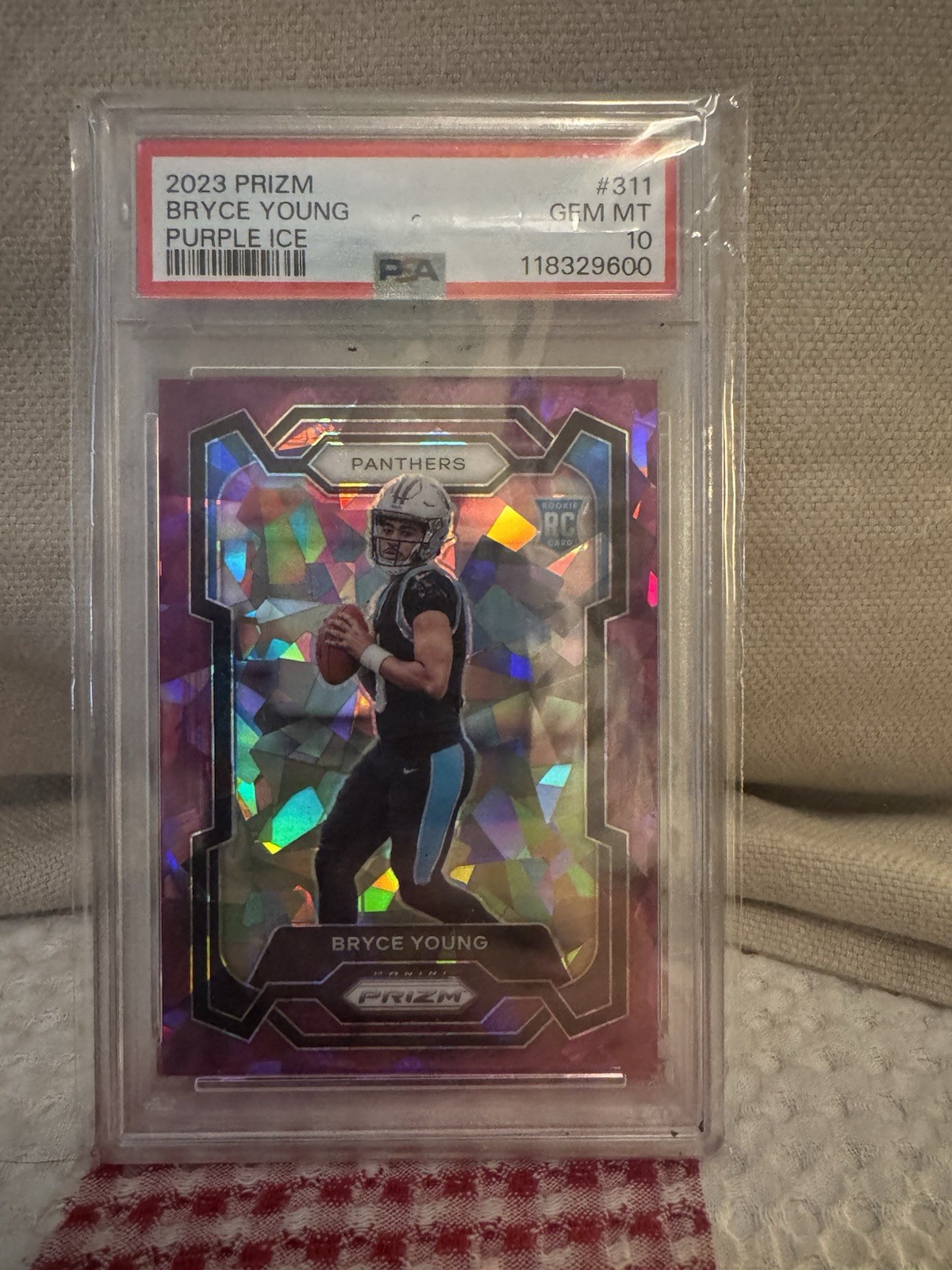 2023 Panini Prizm - Rookies Bryce Young #311 Purple Ice Prizm /225 (RC)