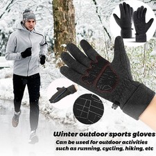 Outdoor Sport Unisex Winter Thermal Glove Windproof and Cold Resistant Fleece US