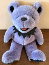 Grateful Dead Bear SPIRIT Purple LARGE 14" Plush Toy Vintage 1980 Liquid Blue