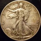 1937-P Walking Liberty Half Dollar Choice Original AU