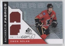 2007 SP Game Used Edition Authentic Fabrics Rainbow 64/100 Owen Nolan #AF-ON 0o9