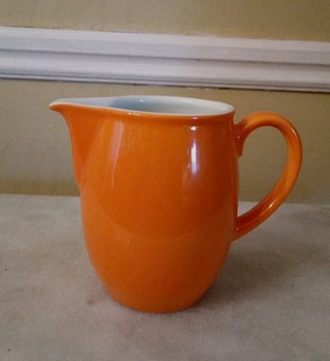 Schonwald Germany Dibbern Collection Orange Ceramic Creamer Replacement 