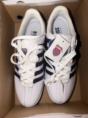 K-Swiss Classic VN Men s 10.5 White Navy Sneakers New In Box