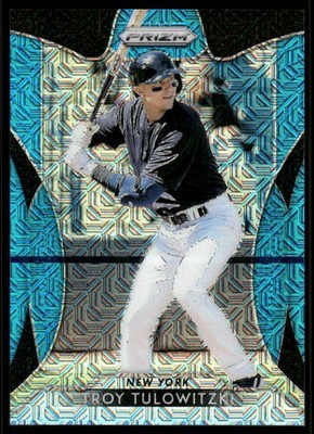 2019 Panini Prizm Prizms Blue Mojo #255 Troy Tulowitzki /399 - BB