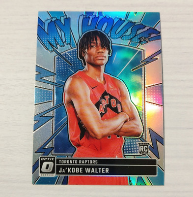 Panini 2024-25 Donruss Optic My House Ja'kobe Walter RC #10 Toronto Raptors Holo