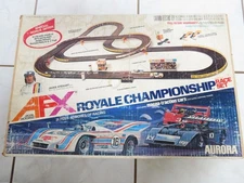 1970s AFX Slot Car Set Royale Championship Race Set No. 2138 w/ 2 working Cars
