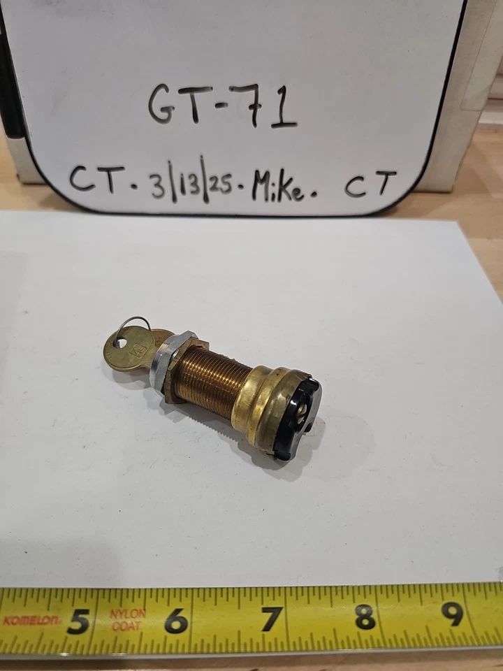 GPS / Standard Ignition 2 Terminal Ignition Lock Cylinder US-64 US64 - Image 3 of 4