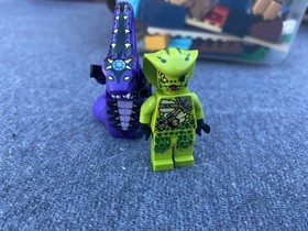LEGO Ninjago Pythor P. Chumsworth Purple Snake Minifigure And Lasha Snake Lego