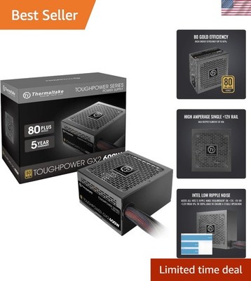 Toughpower GX2 80+ Gold 600W SLI/Crossfire Ready Continuous Power ATX 12V V2....