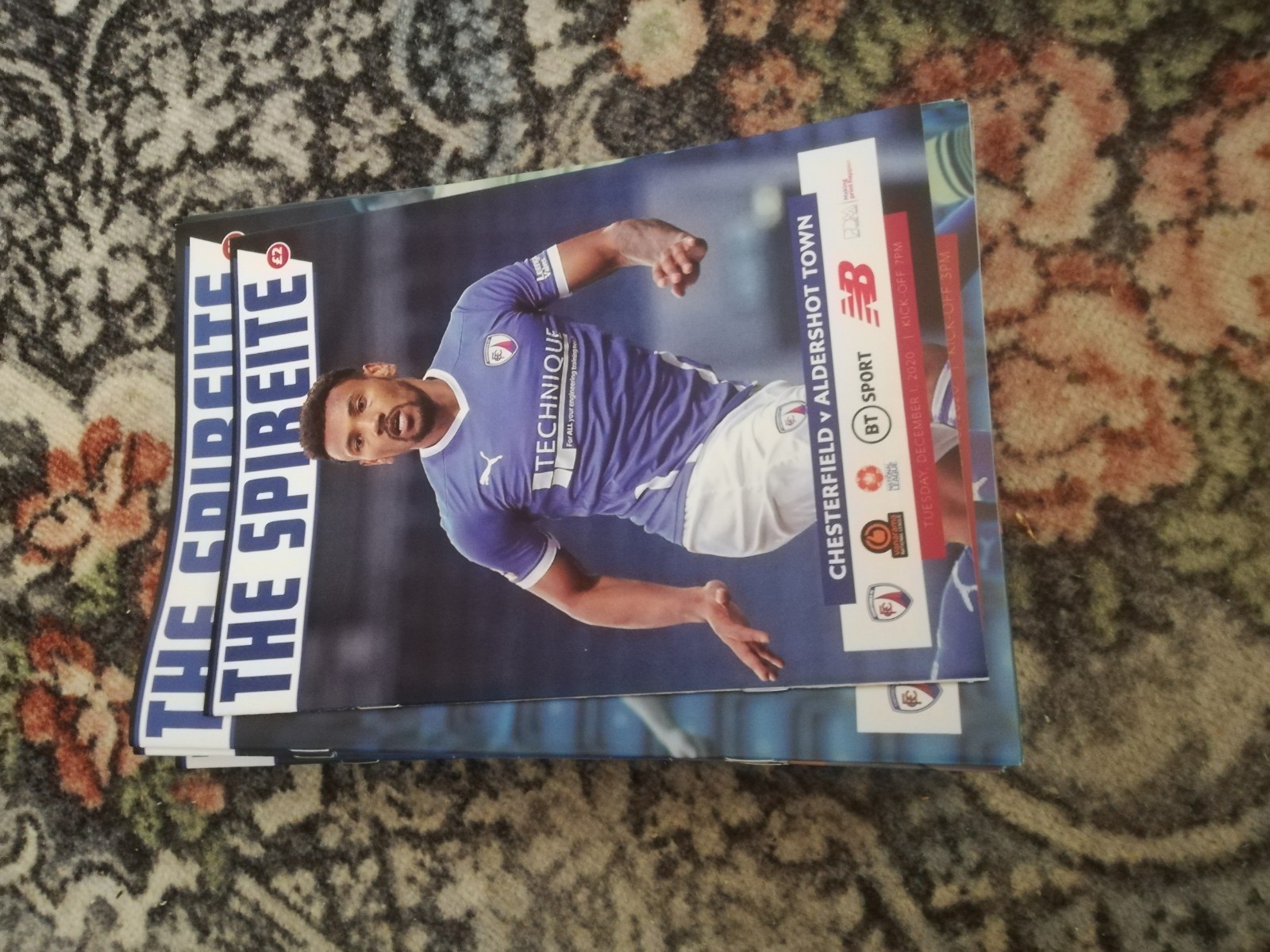 Complete set of 22 Chesterfield Programmes , Covid Season 2020/21.