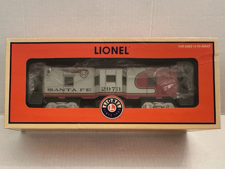 Capó de guerra Lionel O 6-29737 Santa Fe ventana bahía caboose #2973 Foto 4 de 4