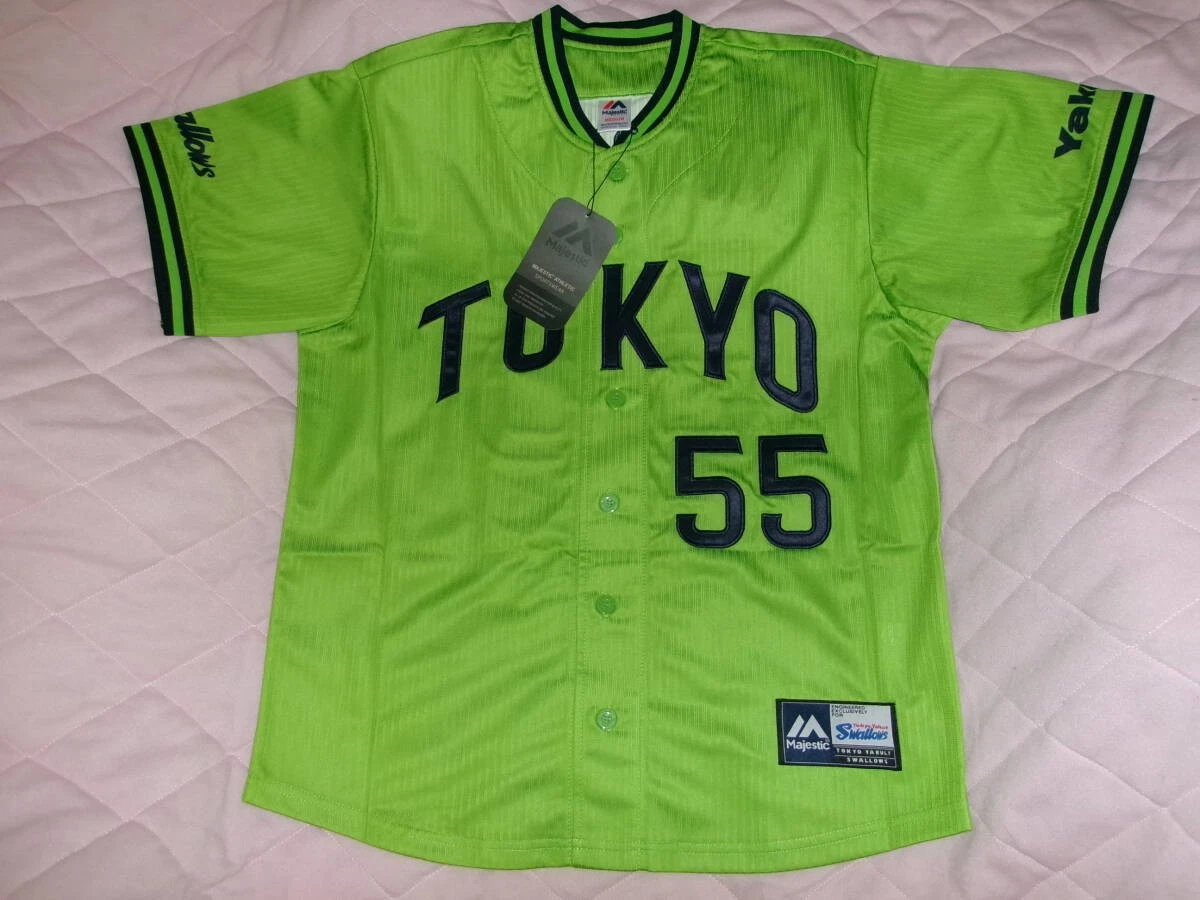 Yakult Swallows Munetaka Murakami #55 Green Power Replica Jersey Size M JAPAN