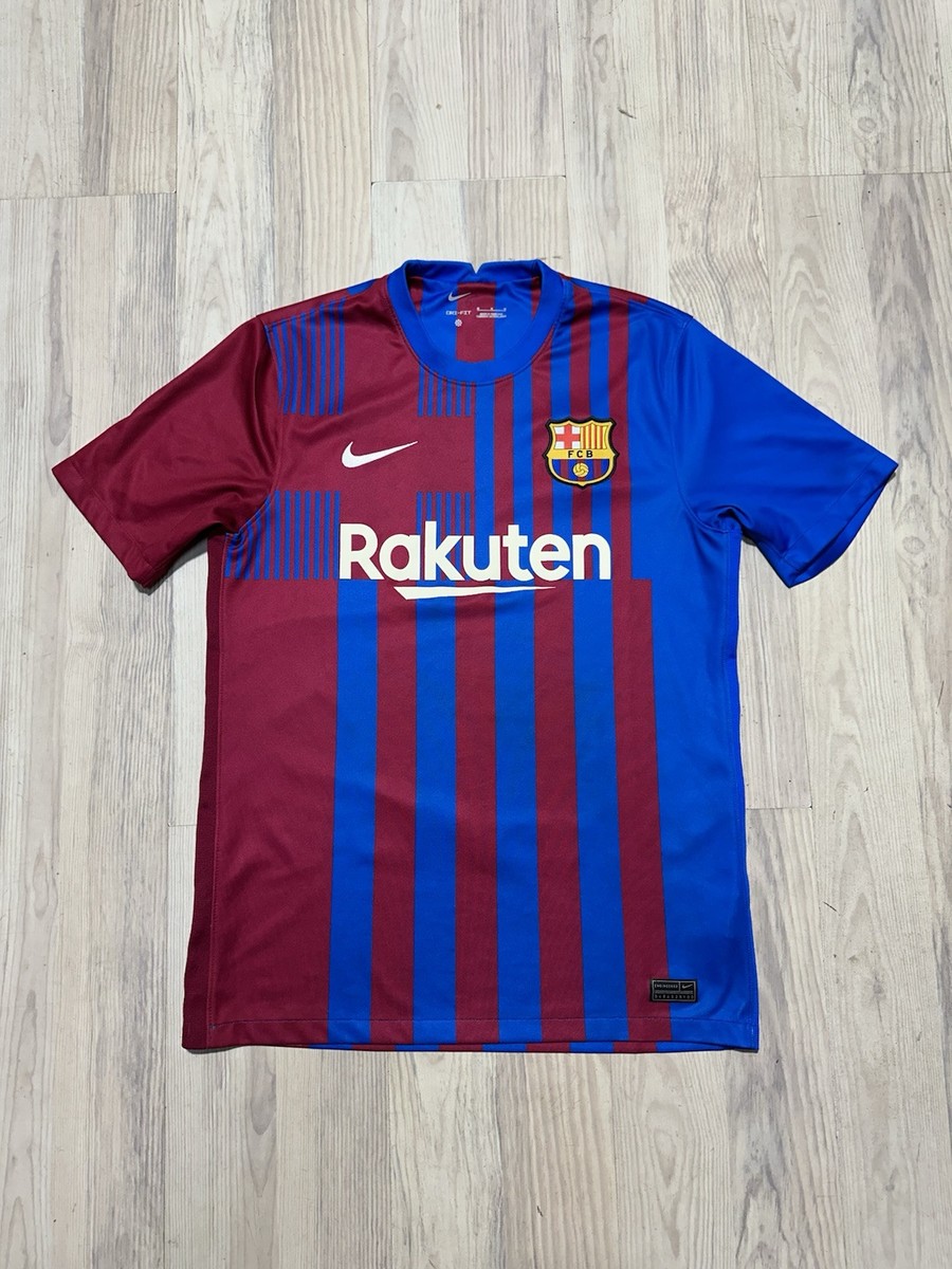 BARCELONA 2021 2022 HOME SHIRT JERSEY NIKE CV7891-428 sz M