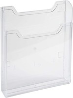 Exacompta Wand-Prospekthalter A5 Hoch 1 Fach Glasklar