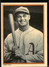 1985 TCG Circle K Collector's Series #7 JIMMIE FOXX Philadelphia Athletics A12